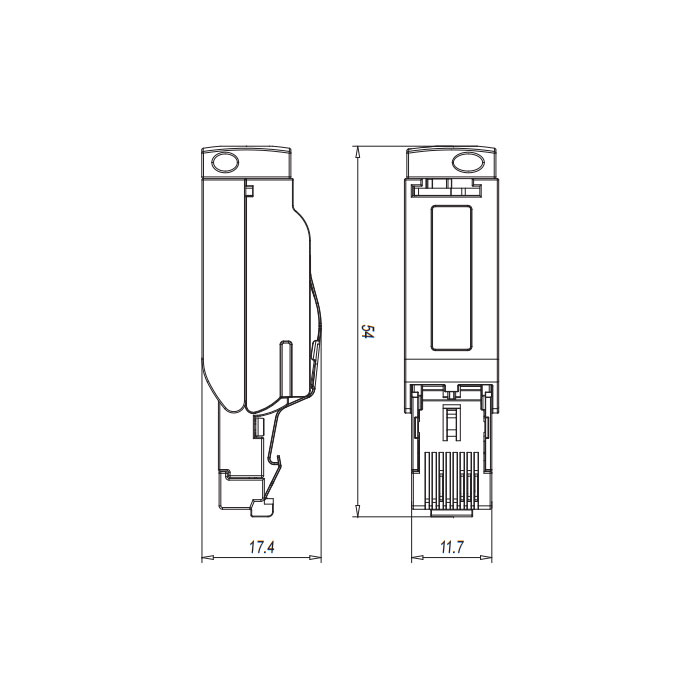 RJ45、直型公頭、絕緣層刺破連接技術(shù)、屏蔽、0CF161 